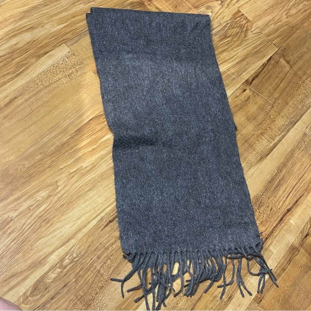 Charter Club Luxury Cashmere Club Room Luxury Scarf Gray